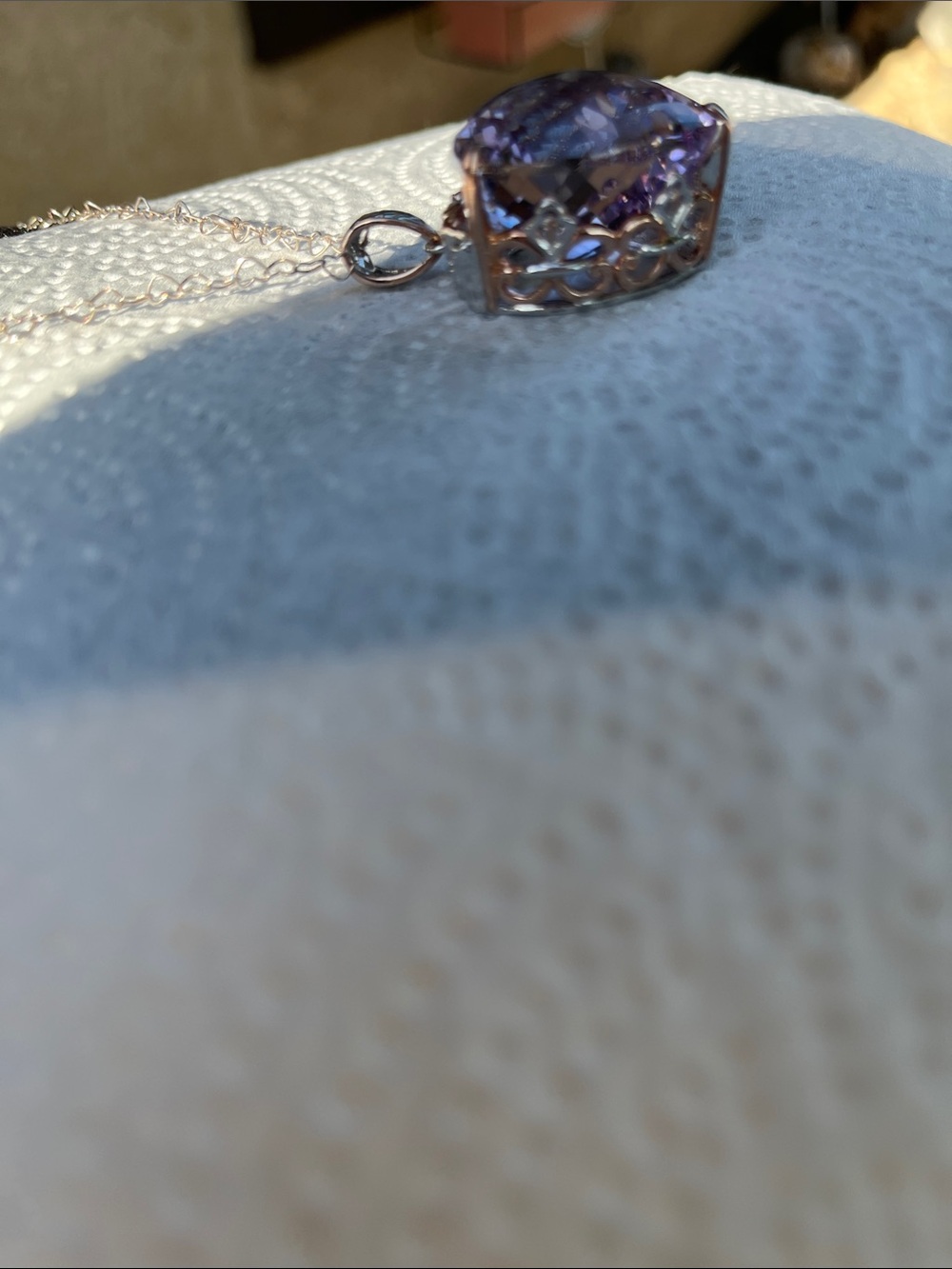 πππ©·πGEMS EN VOGUE AMETHYST 925 HEART PENDANT.ππ©·ππΈ - Picture 5 of 8